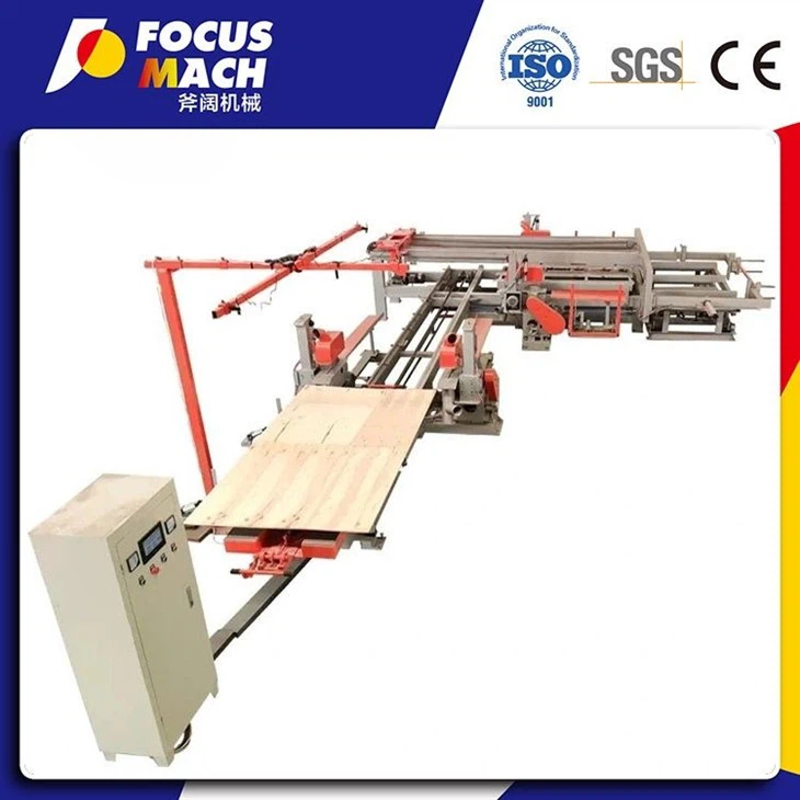 Wood Cutting Plywood Edge Trimming Saw Machine